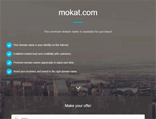 Tablet Screenshot of mokat.com